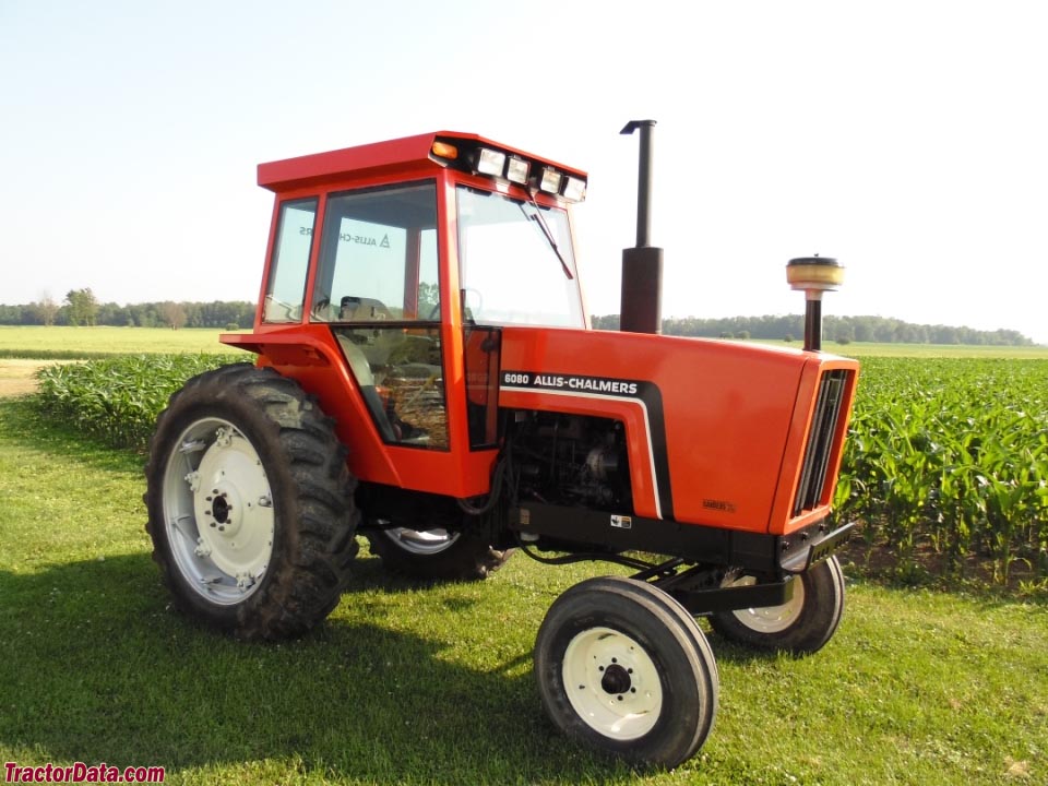 Allis-Chalmers 6080 with two-wheel drive.