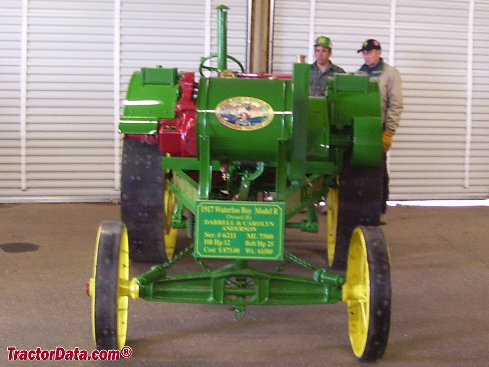 1917 Waterloo Boy model R tractor.