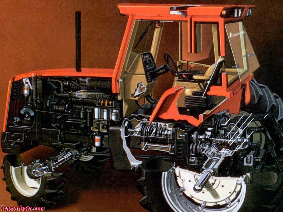 Cut-away view of Allis-Chalmers 8070.