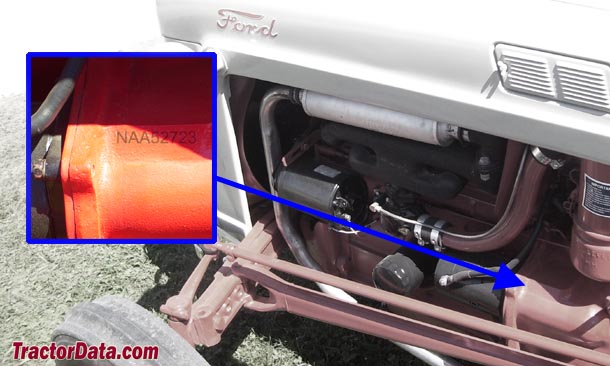 Ford jubilee tractor serial numbers #10