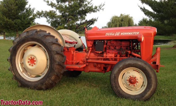 1958 Ford 641 workmaster tractor #6