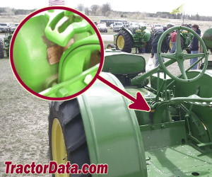 John Deere GP serial number location