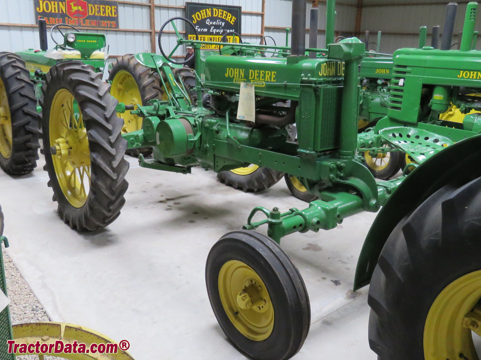 John Deere model AWH tractor.