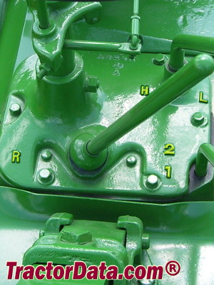 John Deere A transmission controls