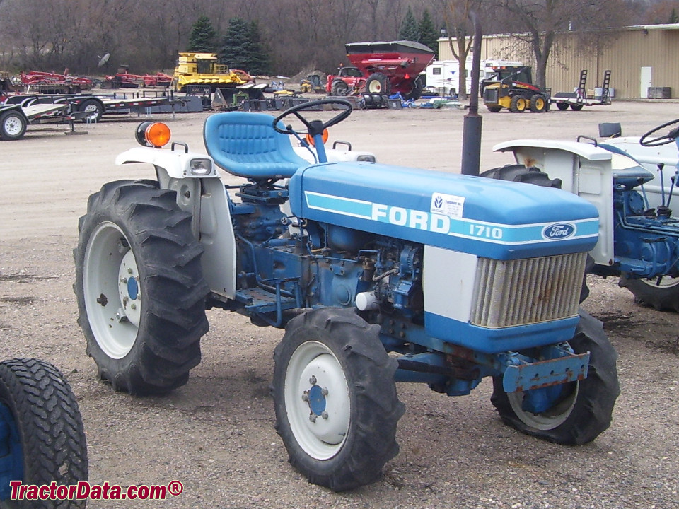 Ford 1710 compact utility tractor, right side.