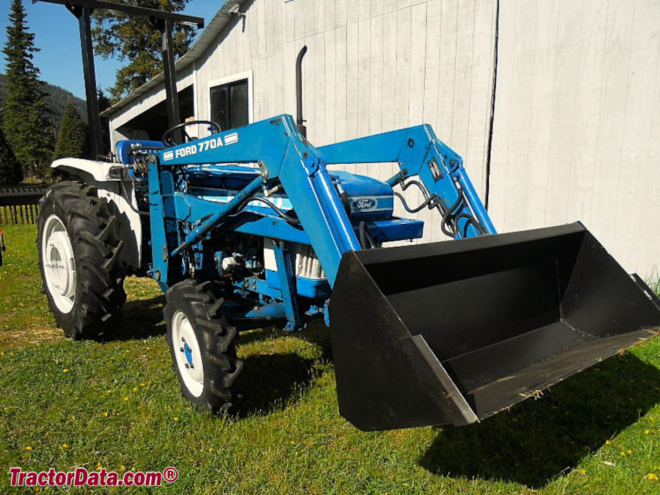 Ford 1710 with model 770A front-end loader.