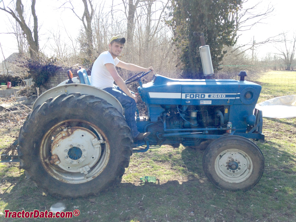 Ford 2600 utility tractor, right side.
