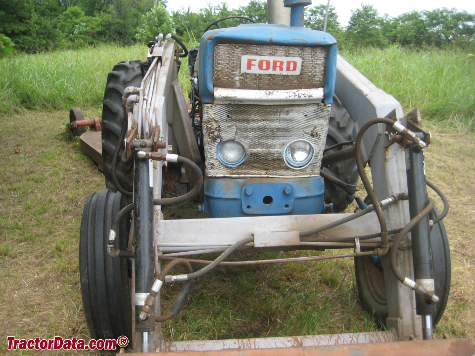 British-built 1966 Ford 5000 tractor with loader.