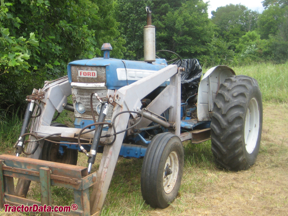 British-built 1966 Ford 5000 tractor with loader.