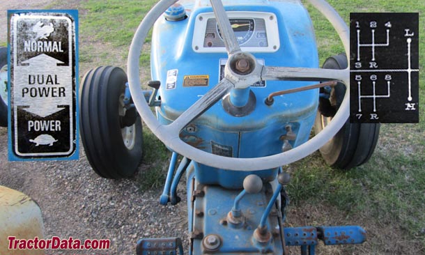 Ford tractor dual power decal #4
