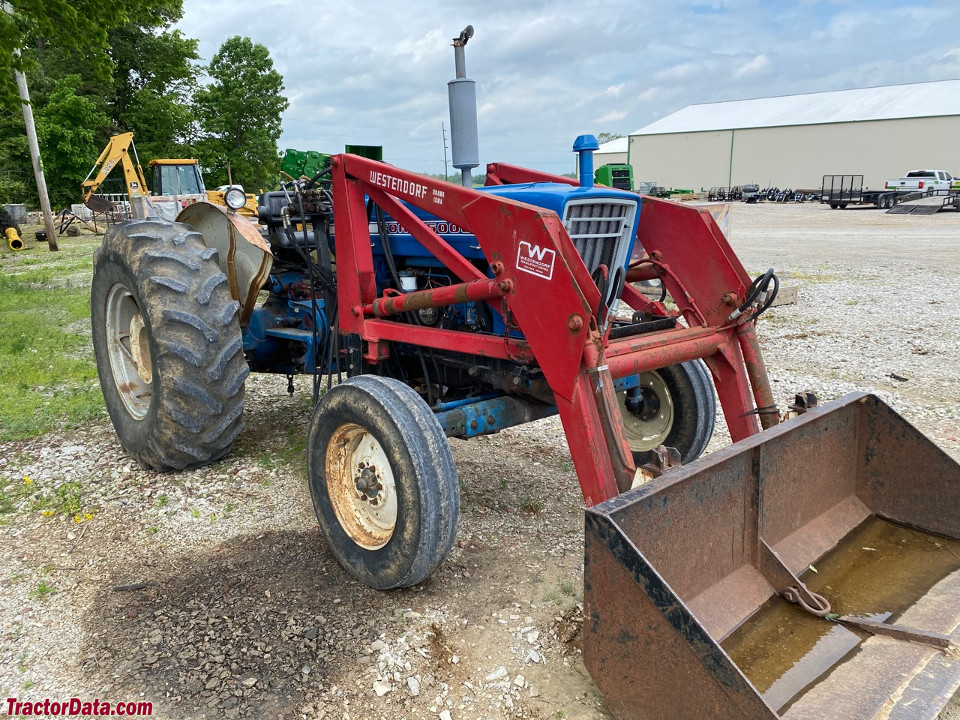 Ford 5000 with Westendorf front-end loader.