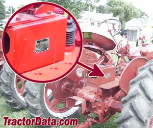 Farmall C serial number location