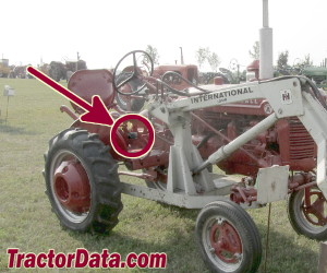 Farmall Super A serial number location