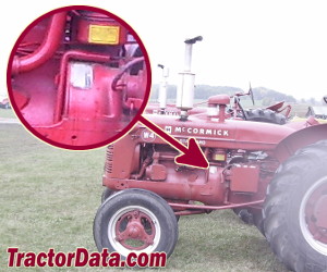 McCormick-Deering W-4 serial number location