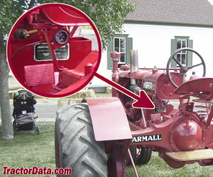 Farmall F-30 serial number location