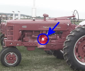 Farmall 400 serial number location