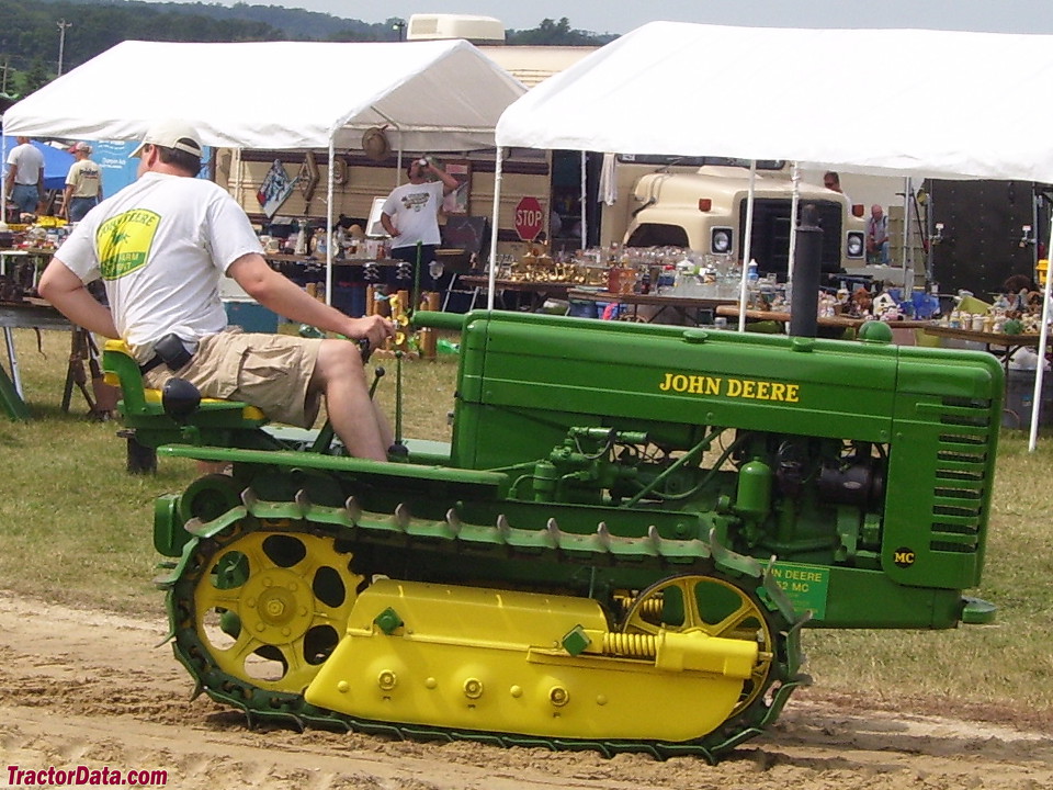 Right-side profile of Deere MC