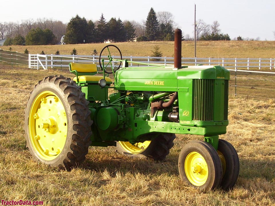John Deere 60 with Roll-a-matic front end.