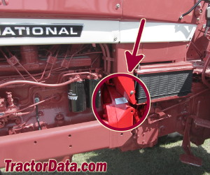 International Harvester 1066 serial number location