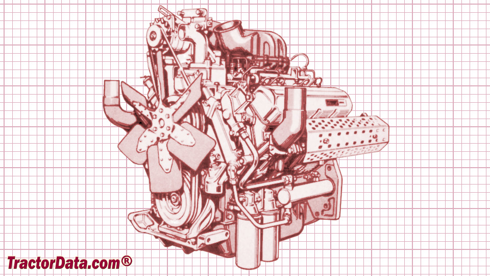 International Harvester 1468 engine image