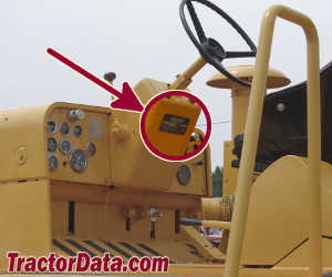 International Harvester 4300 serial number location