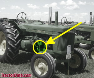 John Deere 80 serial number location