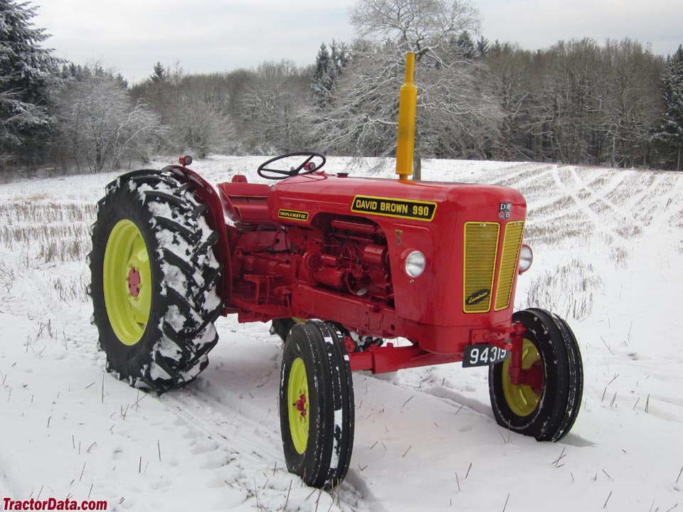 1965 David Brown 990 Implematic, right side.