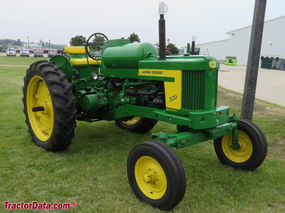 John Deere 520 with factory LP-gas engine.