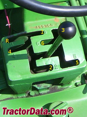 John Deere 620 transmission controls