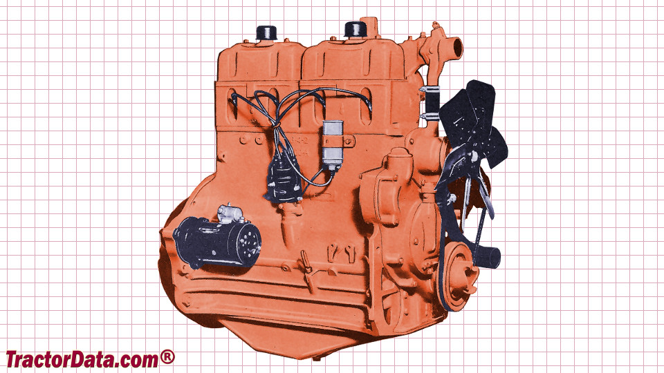 J.I. Case 411 engine image