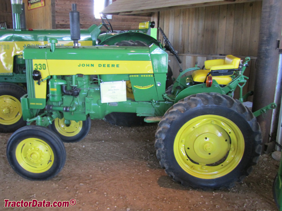 John Deere 330S standard tractor.