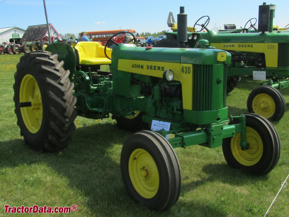 John Deere 430W Row-Crop Utility tractor.