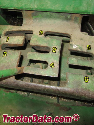 John Deere 730 transmission controls