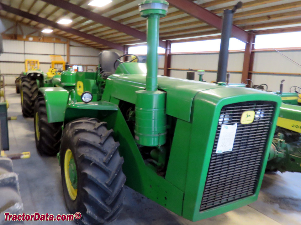 John Deere 8010 four-wheel drive tractor.
