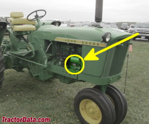 John Deere 2010 serial number location