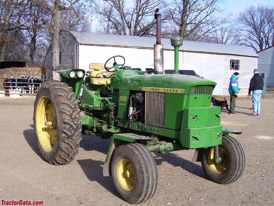 John Deere 3020 with wide front end.