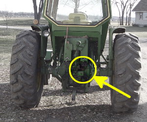 John Deere 4020 serial number location