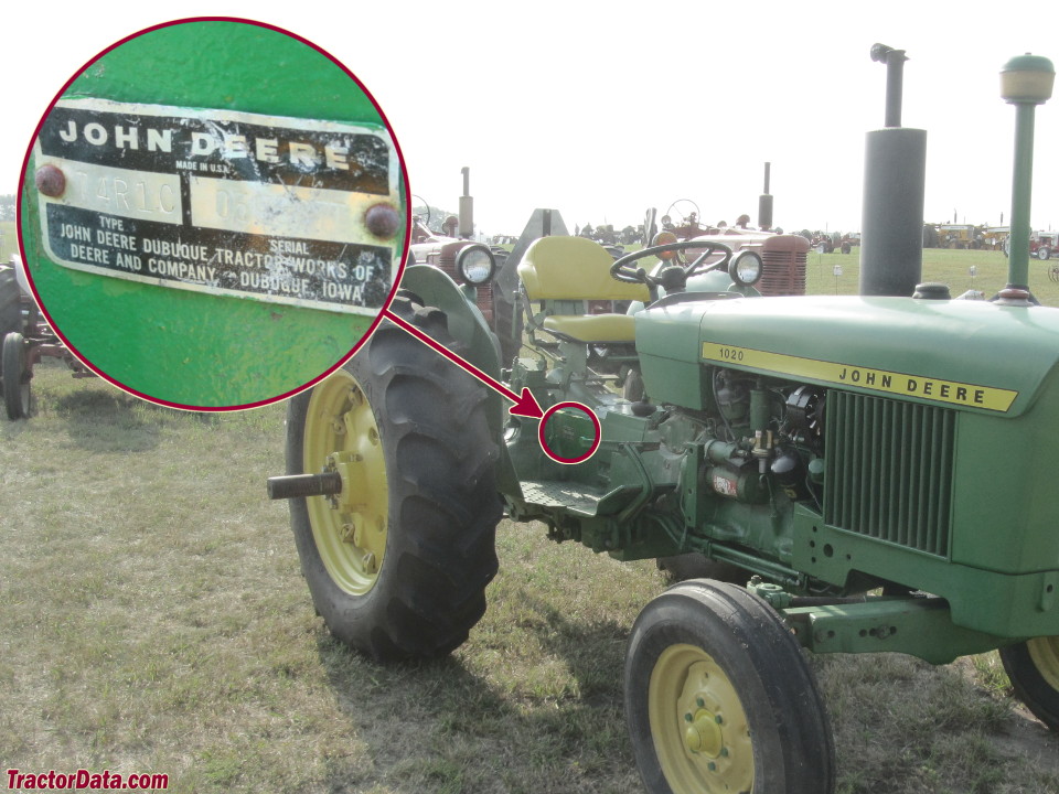 john deere pre-1960 serial tags