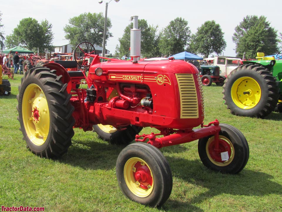 Cockshutt 40 with adjustable front end.