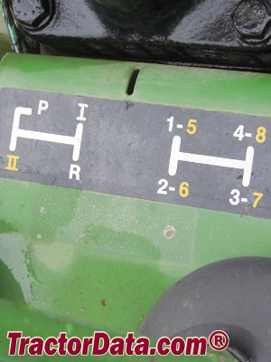 John Deere 2020 transmission controls