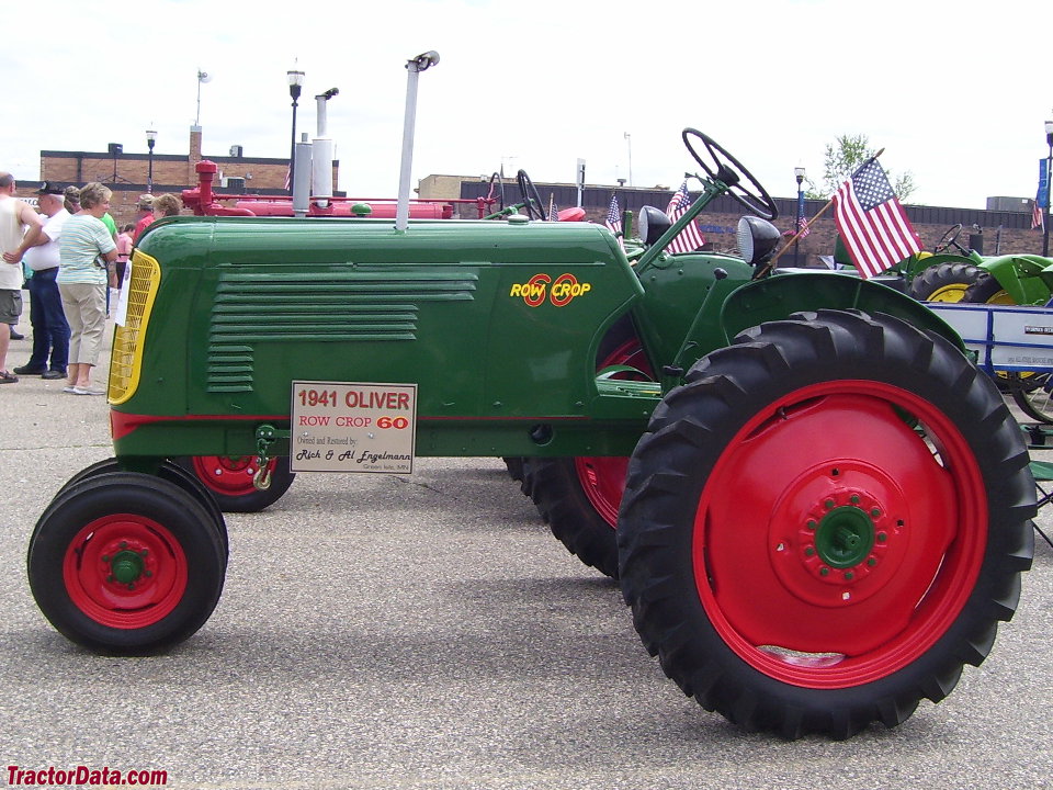 Oliver 60 row-crop tractor, right side.