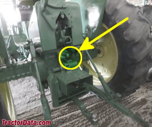 John Deere 2510 serial number location