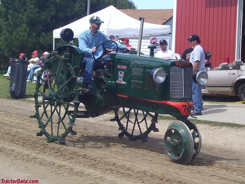 Oliver 70 on steel wheels.