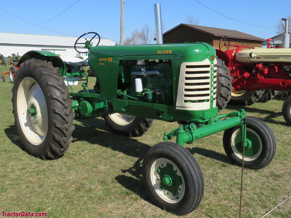 Oliver Super 88 with wide front end.