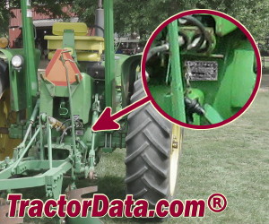 John Deere 2520 serial number location