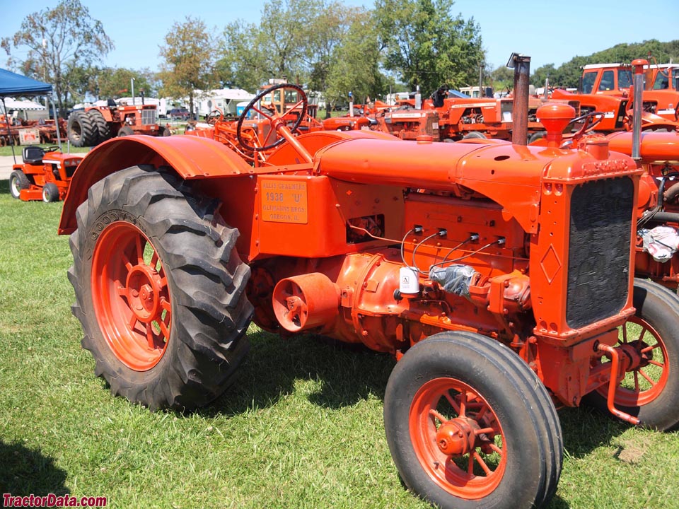 1938 Allis-Chalmers model U tractor.