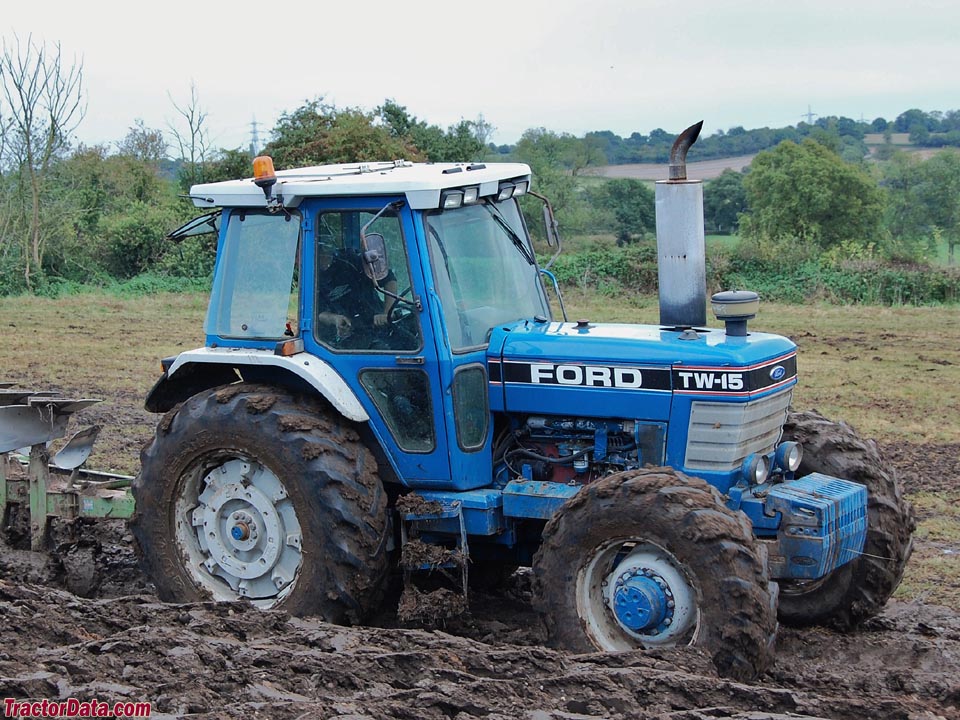 European model Ford TW-15 with four-wheel drive.