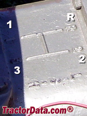 Massey Ferguson 35 transmission controls