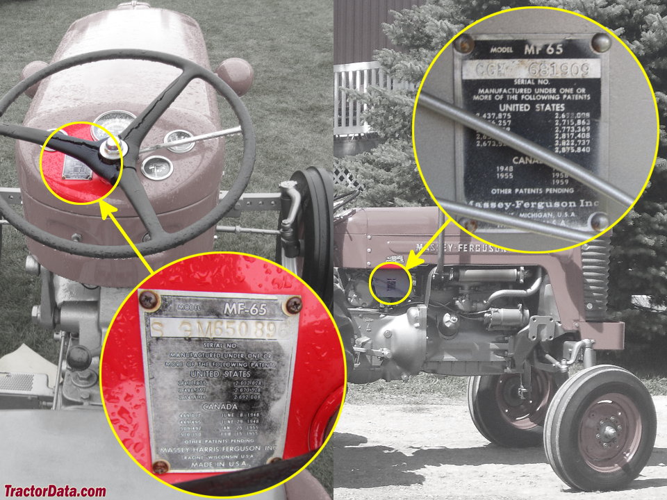 Tractordata Com Massey Ferguson 65 Tractor Information