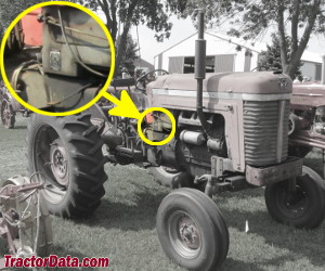 Massey Ferguson 85 serial number location